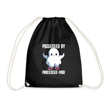 Bodybuilding Powerlifting Weightlifting Fitness - Drawstring Bag - black - Front