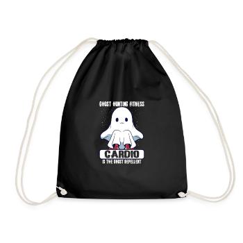 Bodybuilding Powerlifting Weightlifting Fitness - Drawstring Bag - black - Front
