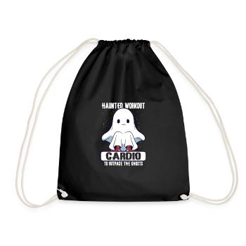 Bodybuilding Powerlifting Weightlifting Fitness - Drawstring Bag - black - Front