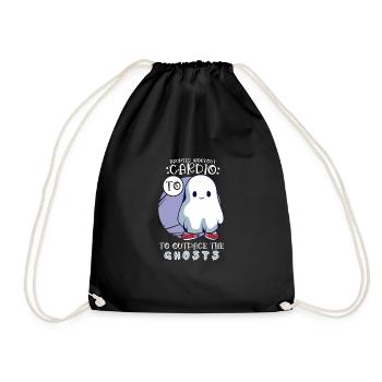 Bodybuilding Powerlifting Weightlifting Fitness - Drawstring Bag - black - Front