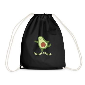 funny Avocado avocado pun avocado lover - Turnbeutel - Schwarz - Vorne