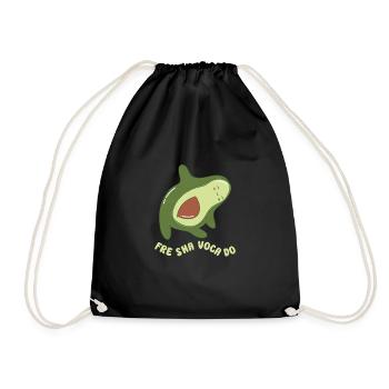 funny Avocado avocado pun avocado lover - Turnbeutel - Schwarz - Vorne
