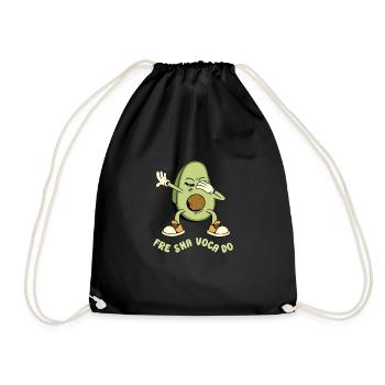 funny Avocado avocado pun avocado lover - Turnbeutel - Schwarz - Vorne