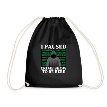 True Crime Murder Spy Crime Intérêt Idée cadeau - Sac de sport léger - noir - Devant