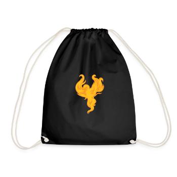 Phoenix Bird Mythical Creatures - Drawstring Bag - black - Front