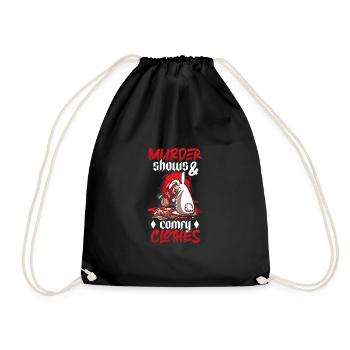 Idée de cadeau d'intérêt pour le crime d'espionnage True Crime Murder - Sac de sport léger - noir - Devant