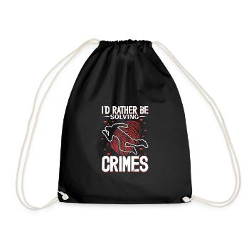 True Crime Murder Spy Crime Intérêt Idée cadeau - Sac de sport léger - noir - Devant