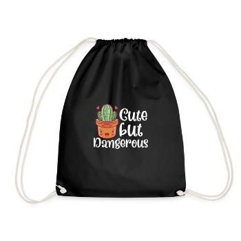 Garden Plants Gardener Plantation Nature Gift - Drawstring Bag - black - Front