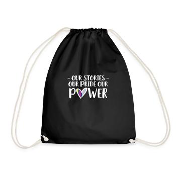 Cadeau de chemise LGBTQ+ Mois LGBT - Sac de sport léger - noir - Devant