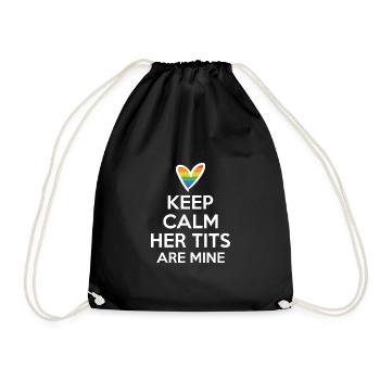 Cadeau de chemise LGBTQ+ Mois LGBT - Sac de sport léger - noir - Devant