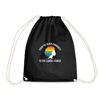 Cadeau de chemise LGBTQ+ Mois LGBT - Sac de sport léger - noir - Devant