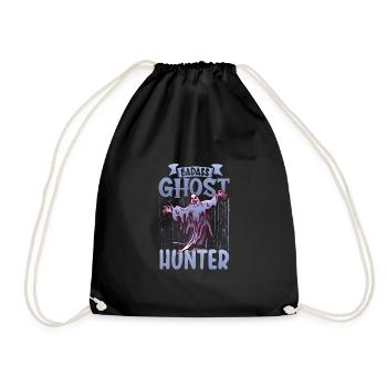 Paranormal Research Halloween Ghost Hunter - Drawstring Bag - black - Front