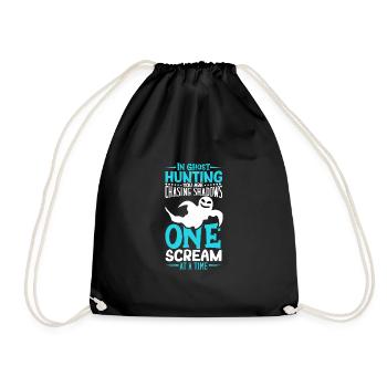 Paranormal Research Halloween Ghost Hunter - Drawstring Bag - black - Front