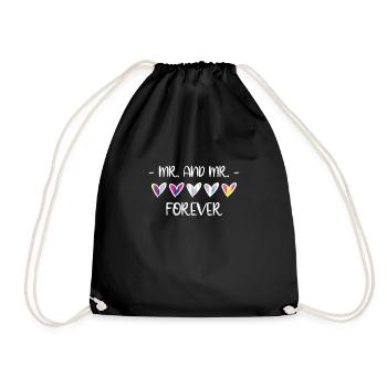 Cadeau de chemise LGBTQ+ Mois LGBT - Sac de sport léger - noir - Devant