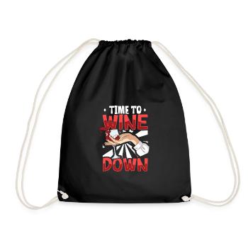 Wine making Wine Maker Wine Lover Wine Fan - Turnbeutel - Schwarz - Vorne