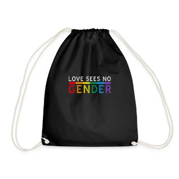 Cadeau de chemise LGBTQ+ Mois LGBT - Sac de sport léger - noir - Devant