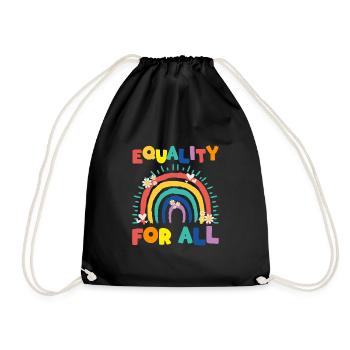 Cadeau de chemise LGBTQ+ Mois LGBT - Sac de sport léger - noir - Devant