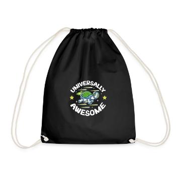 Astronaute Astronomie Système solaire Space Kids - Sac de sport léger - noir - Devant