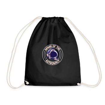 Astronaute Astronomie Système solaire Espace Enfants - Sac de sport léger - noir - Devant