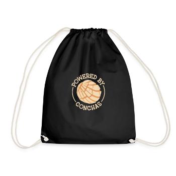 Spanischer Humor Conchas Mexikanisches Brot - Turnbeutel - Schwarz - Vorne