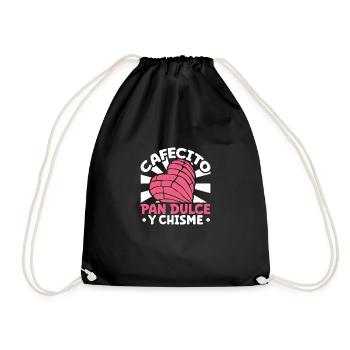 Spanish Humor Conchas Mexican Bread - Drawstring Bag - black - Front