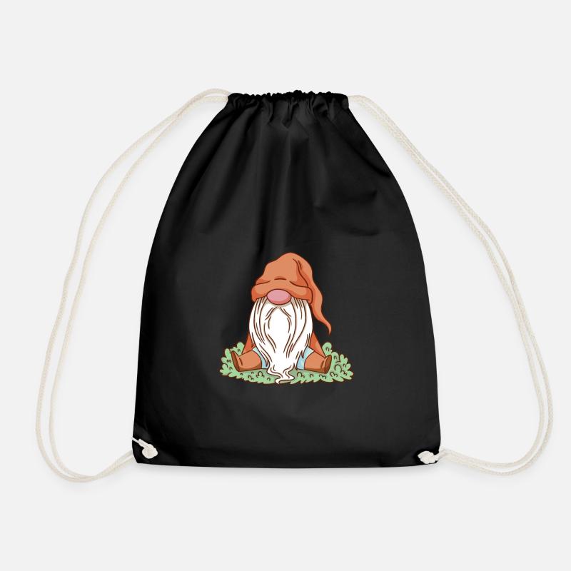 Gartenzwerge Gnome Lover Funny Gnome Gardening - Turnbeutel - Schwarz