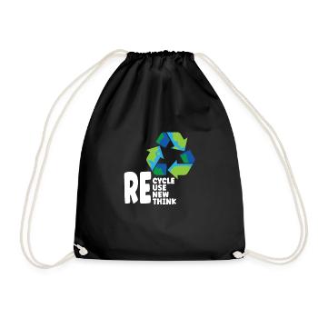 Changement climatique Environnemental Jour de la Terre 2022 - Sac de sport léger - noir - Devant