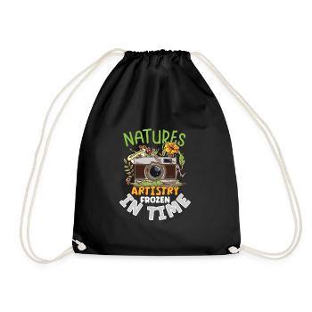 Photography Photography Photographer Camera Image - Drawstring Bag - black - Front