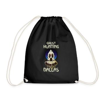 Paranormal Investigator Dallas Ghost Hunter Ghost - Drawstring Bag - black - Front