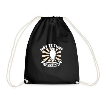 Polar Bear Global Warming Artic Seal hunting Ursus - Drawstring Bag - black - Front