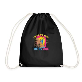 Pansexuel Gay Pansexualité Asexuelle Asexuelle - Sac de sport léger - noir - Devant
