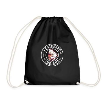 Indian Aborigines History of the Indigenous People - Drawstring Bag - black - Front