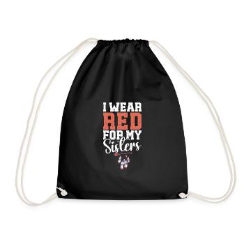 Indian Aborigines History of the Indigenous People - Drawstring Bag - black - Front