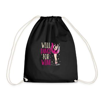 Ballet Ballerine Danse Danseuse Danse Ballet Cadeau - Sac de sport léger - noir - Devant