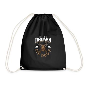 Deer Hunting Deer Hunters Hunting Season Buck Hunting - Drawstring Bag - black - Front