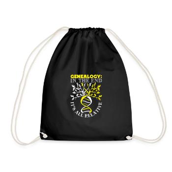 Arbre généalogique Historien de la famille Généalogie Généalogiste - Sac de sport léger - noir - Devant