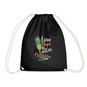 Day of embryo transfer IVF in vitro fertilization - Drawstring Bag - black - Front