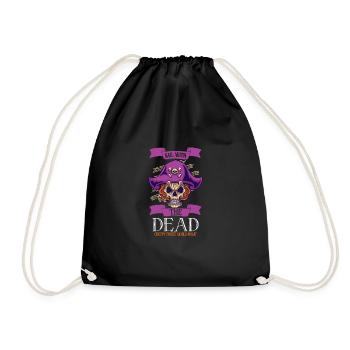 Horror Pirate Pirate Ship Pirate Captain Horror - Turnbeutel - Schwarz - Vorne