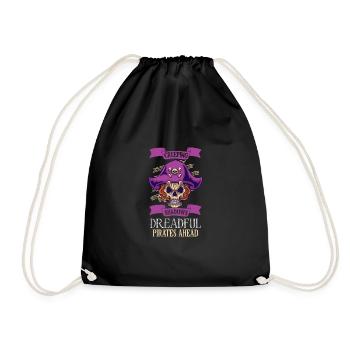 Horror Pirate Pirate Ship Pirate Captain Horror - Turnbeutel - Schwarz - Vorne