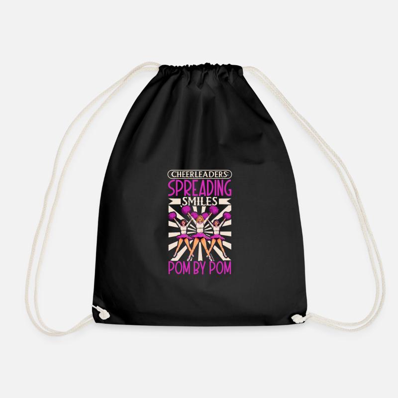 Cheerleader Cheerleader-outfit - Turnbeutel - Schwarz