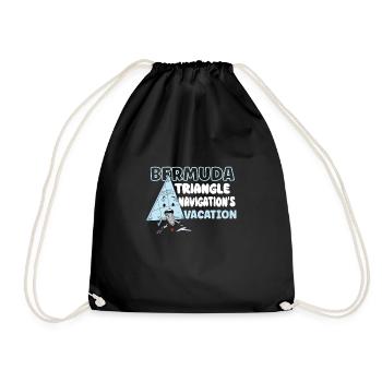 Mysterious enforced disappearances in the Bermuda Triangle - Drawstring Bag - black - Front
