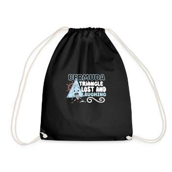 Mysterious enforced disappearances in the Bermuda Triangle - Drawstring Bag - black - Front