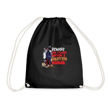 Effrayant Halloween horreur peste médecin - Sac de sport léger - noir - Devant