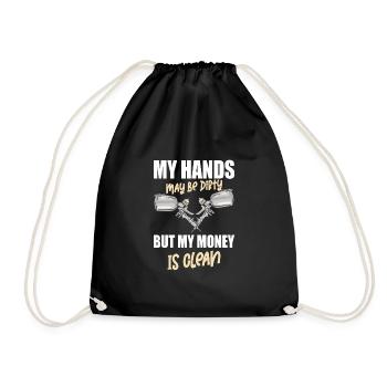 Car Painter Car Body Painter - Drawstring Bag - black - Front