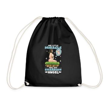 perte du nourrisson, fausse couche, conscience, - Sac de sport léger - noir - Devant