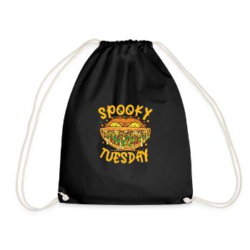 Monster Taco Horreur Taco Halloween Taco Costume - Sac de sport léger - noir - Devant