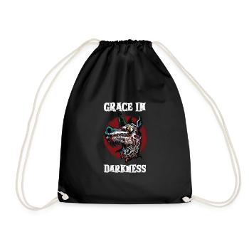Licorne noire Licorne d’horreur Licorne de minuit - Sac de sport léger - noir - Devant