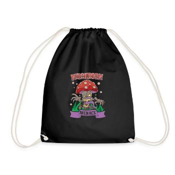 Ferme de champignons de collectionneur de champignons d'Halloween d'horreur - Sac de sport léger - noir - Devant