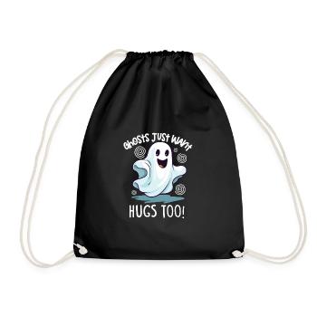 Paranormal Research Halloween Ghost Hunter - Drawstring Bag - black - Front