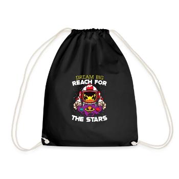 Astronaute Astronomie Système solaire Space Kids - Sac de sport léger - noir - Devant